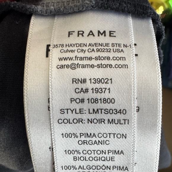 FRAME Men Classic Crew Neck Organic Pima Cotton SZ L - Picture 6 of 6
